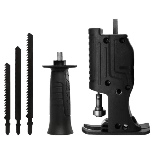 Sierra Adaptador más 3 HojaSierra – Potencia tu Taladro – Logra cortes profesionales en minutos sin gastar más