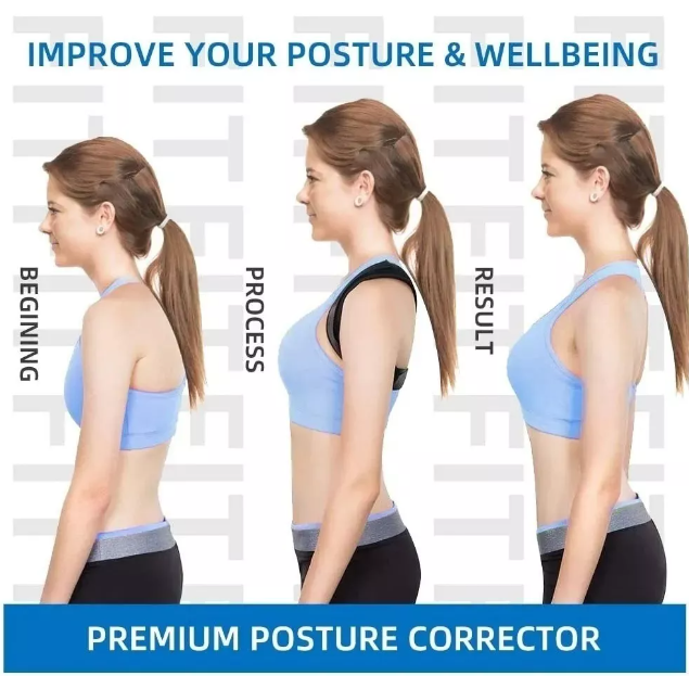 CORRECTOR DE POSTURA INTELIGENTE - Vibra si estás encorvado - Siéntete más seguro en pocos días