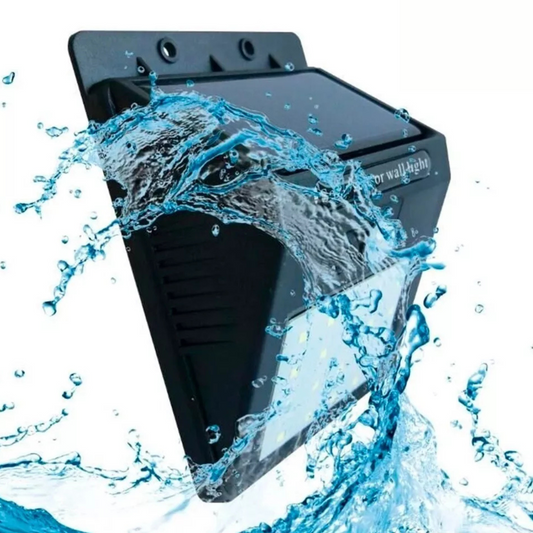 Foco Solar LED con Sensor – Encendido Automático por Movimiento - Seguridad toda la Noche, Sin Pagar Electricidad