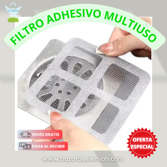 Filtro Adhesivo Multiuso - Evita Atascos – Protección Eficaz sin Herramientas