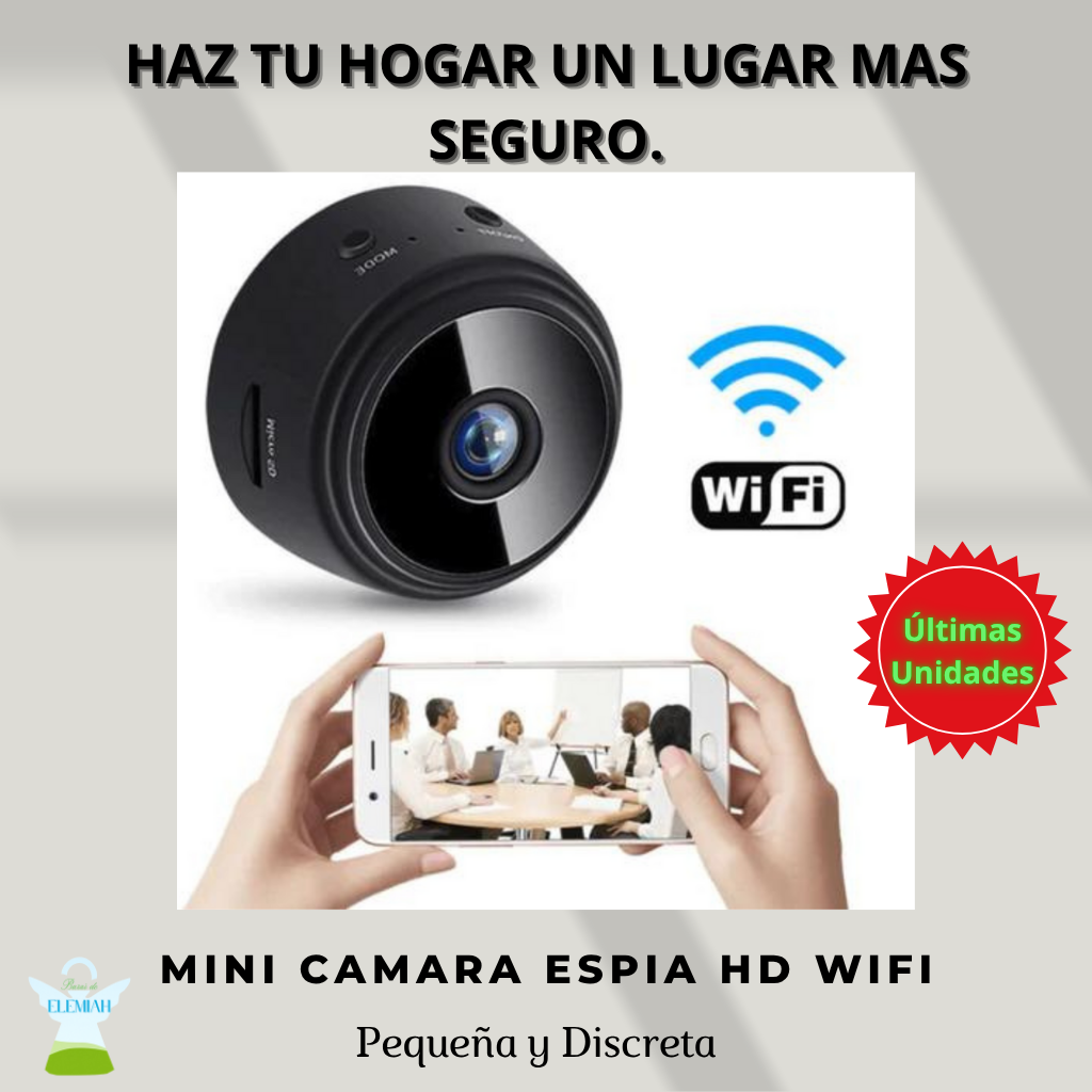 MINI CÁMARA ESPIA HD WIFI