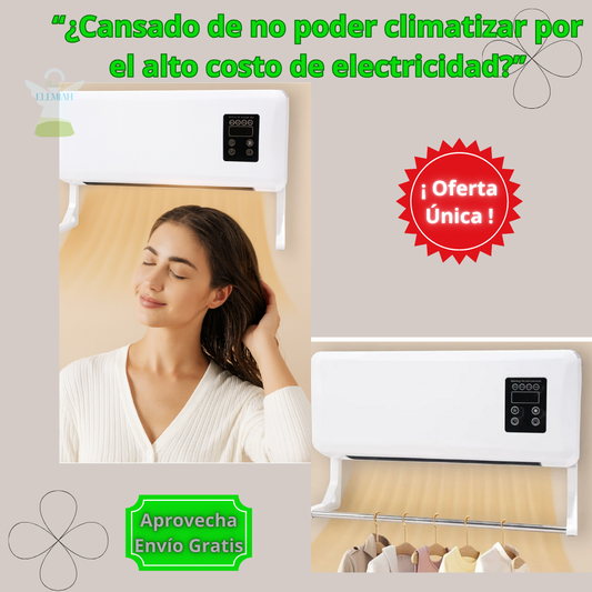 Aire Acondicionado Portátil - Enfría y calienta – Mantén tu hogar fresco sin pagar de más.