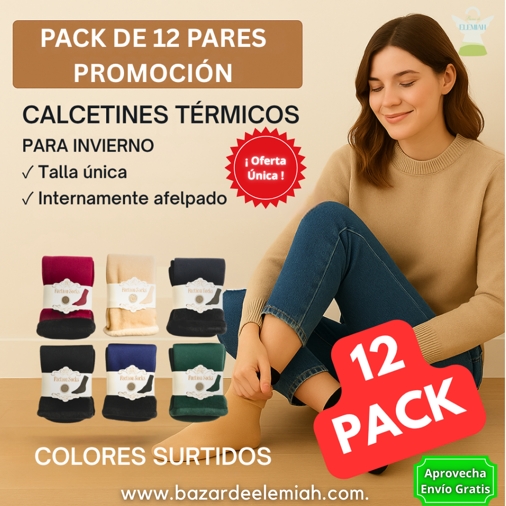 Calcetines Térmicos Polar Pack X12