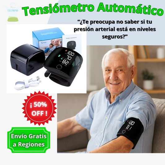 TENSIÓMETRO AUTOMÁTICO – Pantalla de Alta Definición – Revisa tu presión arterial con facilidad y confianza