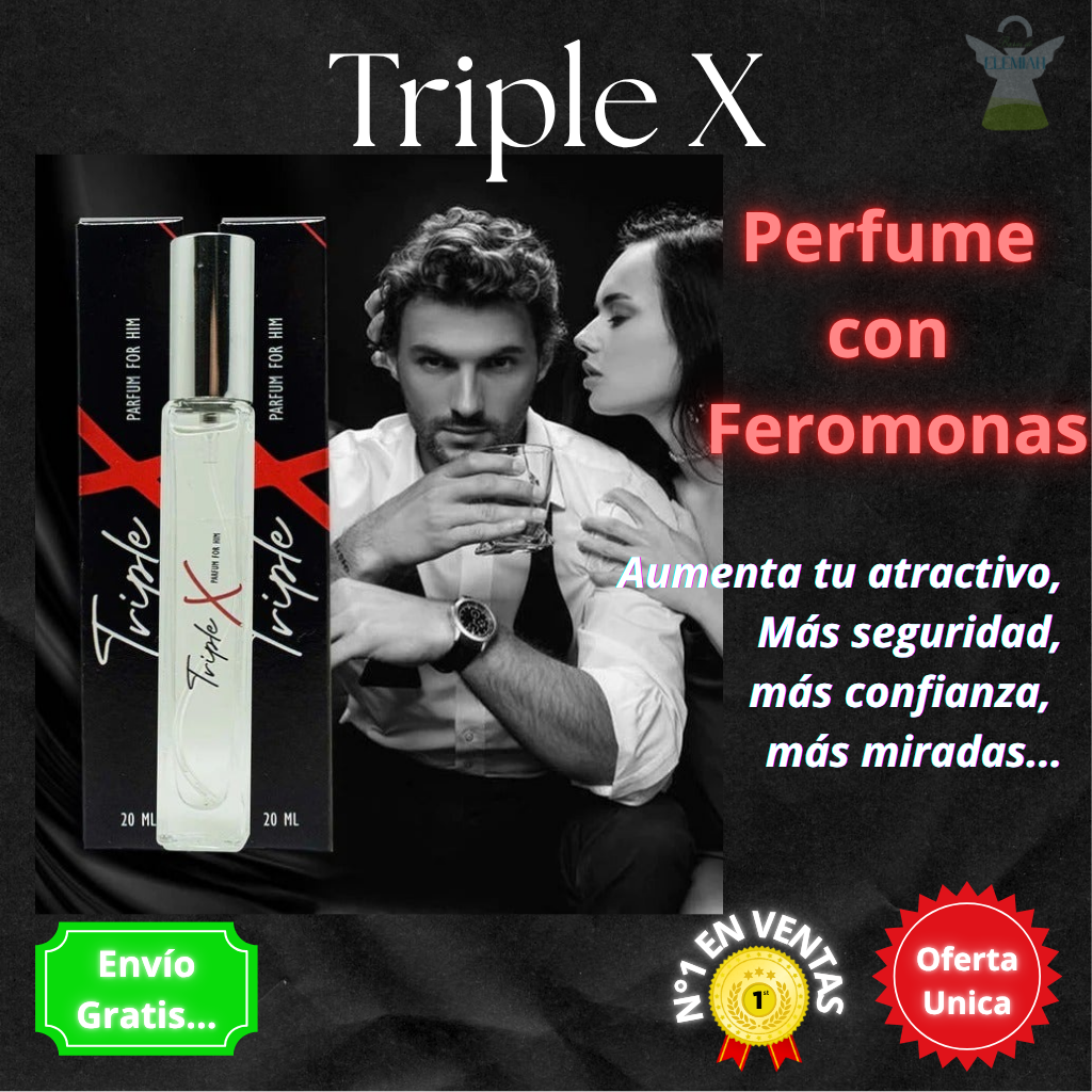 PERFUME FEROMONAS TRIPLE X HOMBRE