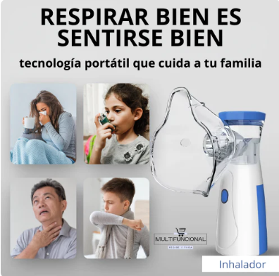 NEBULIZADOR PORTÁTIL - Niebla fina rápida para niños y adultos