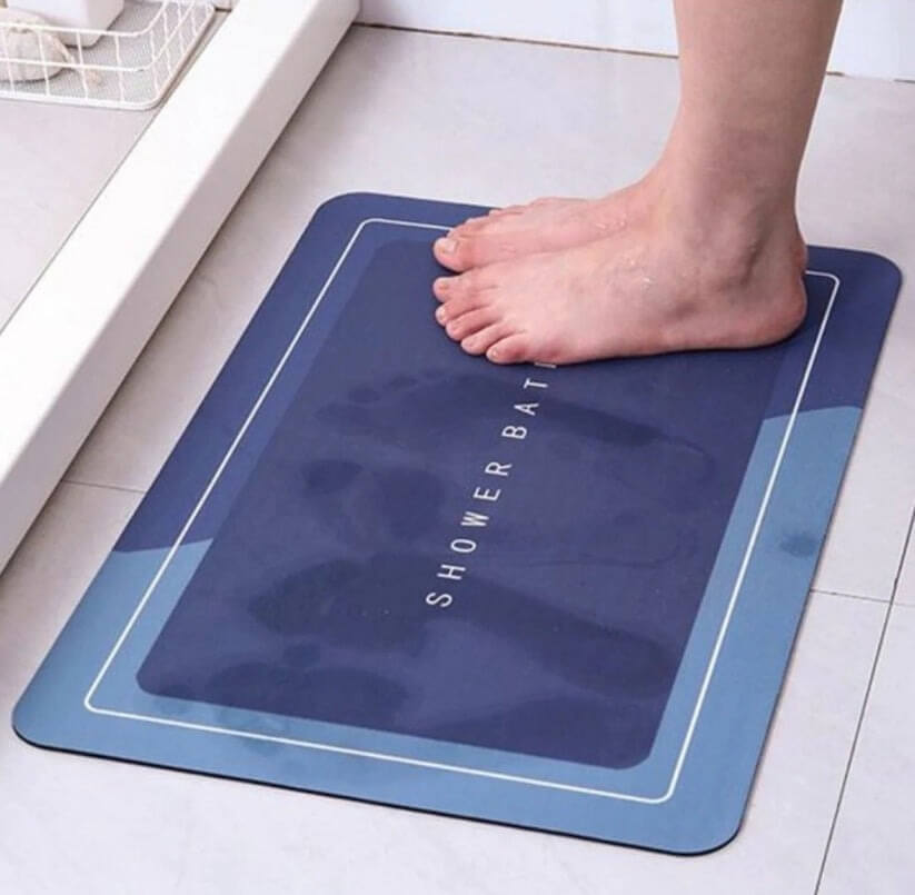 Cyber Day (solo 3 días) SET BAÑO PREMIUM Alfombra Antideslizante + Cabezal Ecológico – Más Seguridad y Ahorro de Agua