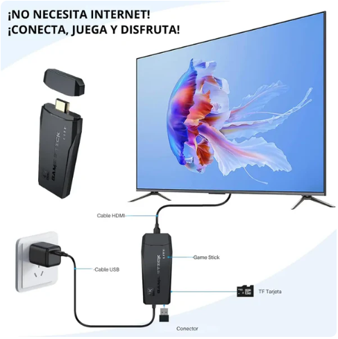 CONSOLA RETRO Versión 4K con +40.000 juegos – Toda tu nostalgia en un solo equipo