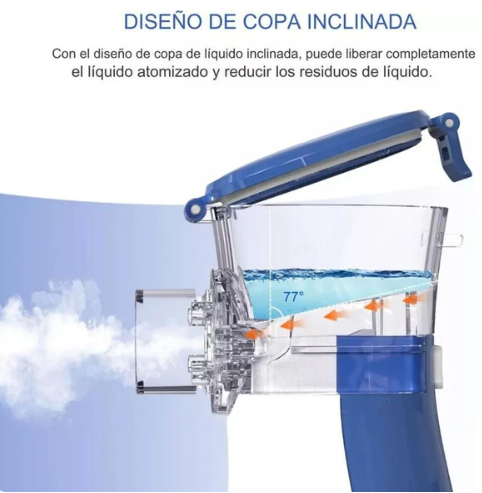 NEBULIZADOR PORTÁTIL - Niebla fina rápida para niños y adultos